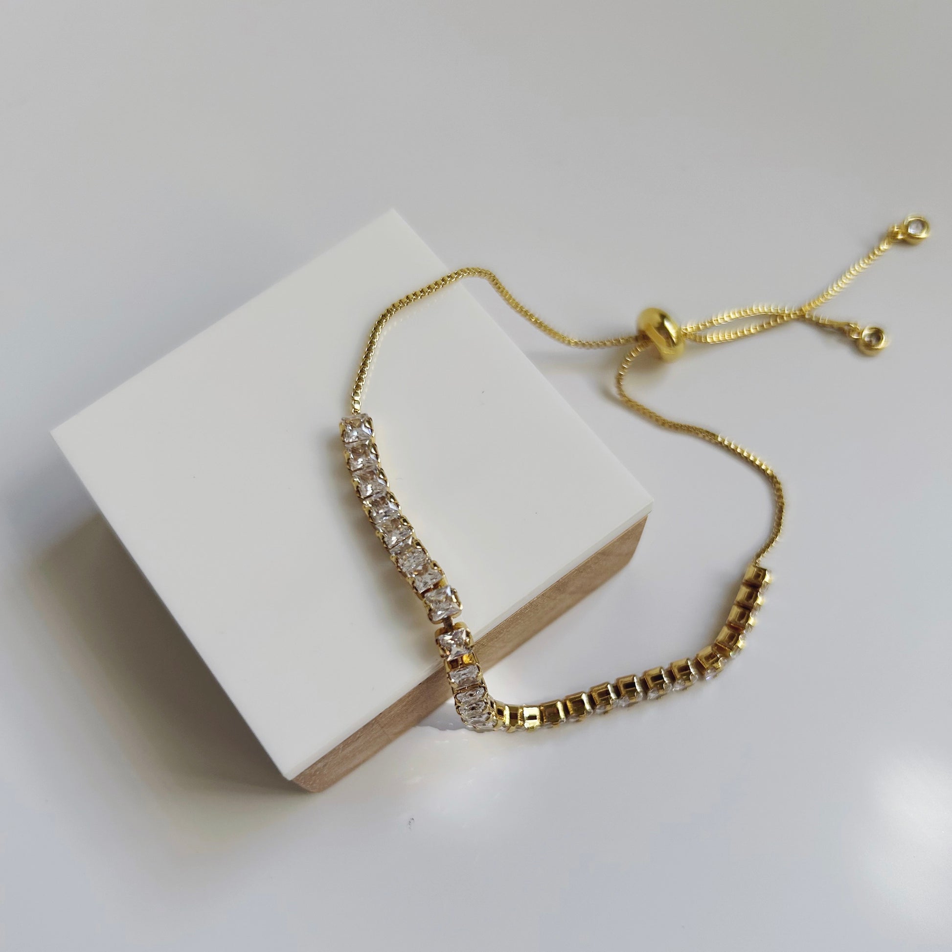 Medium Gold Tennis Bracelet