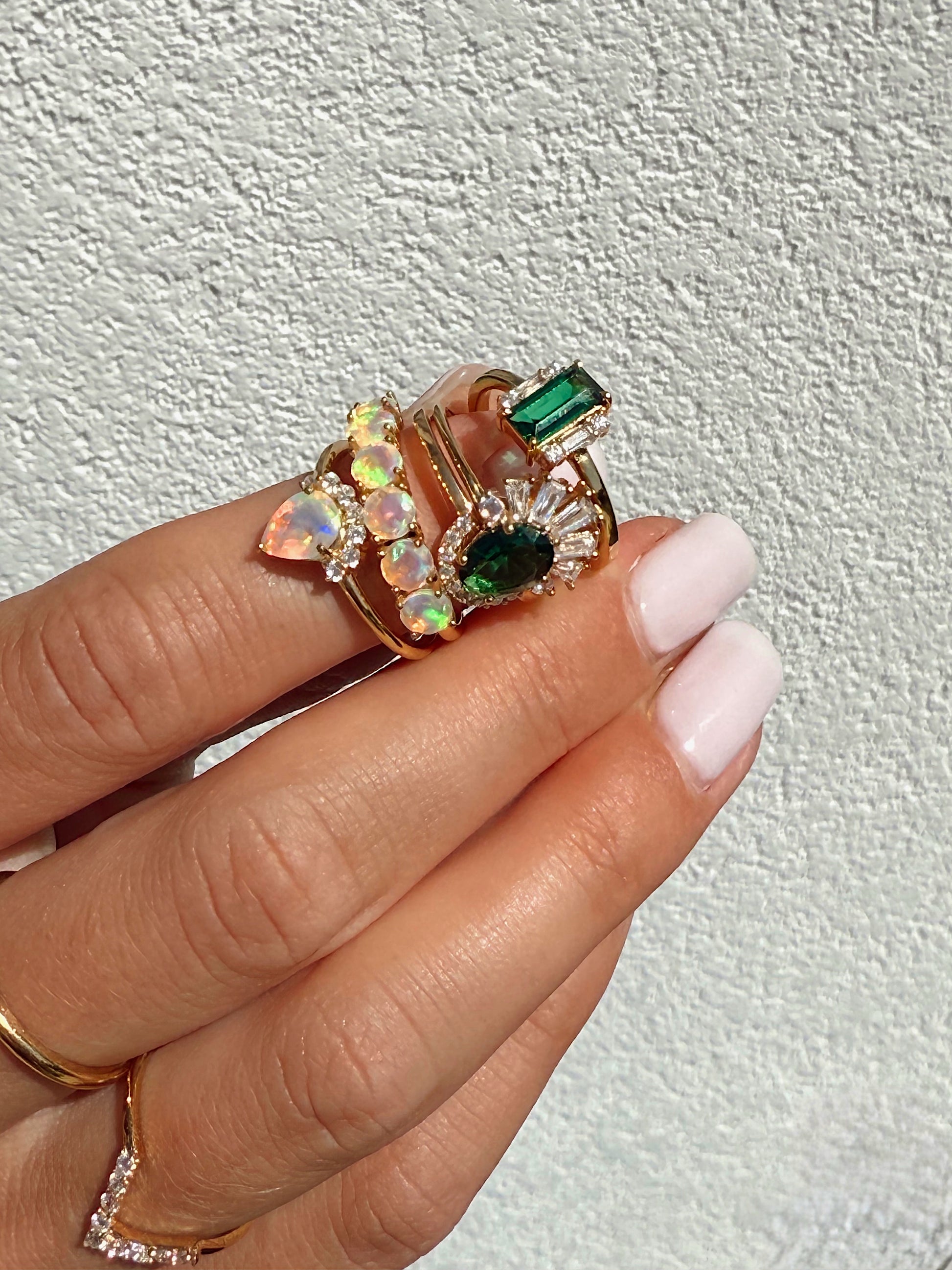 Stevie Emerald Ring
