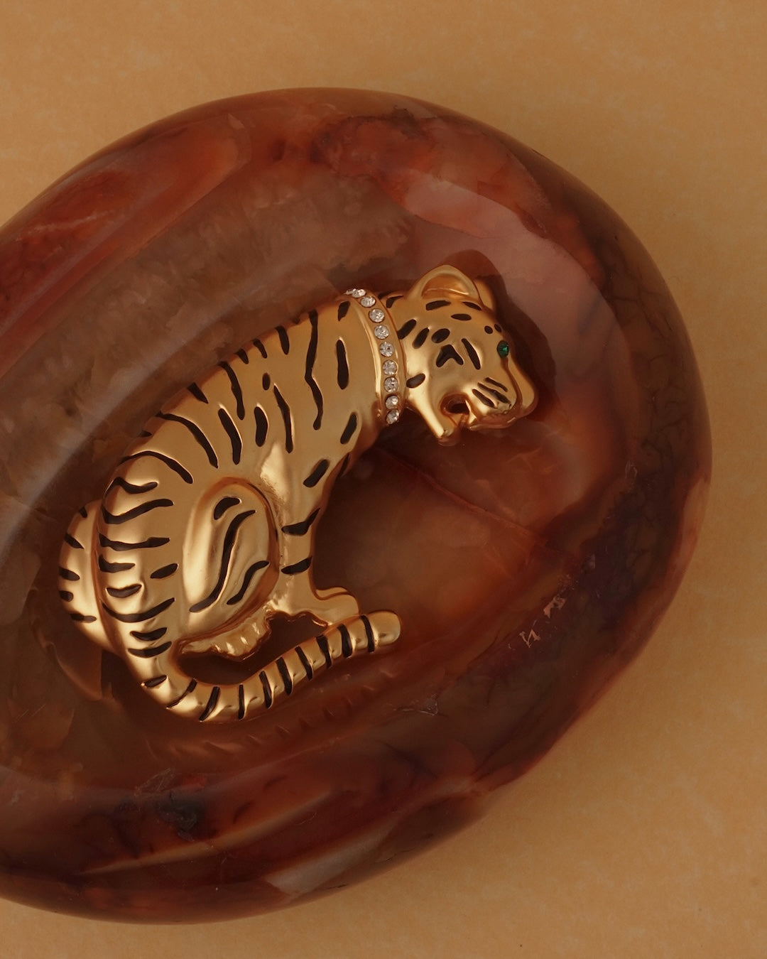 Vintage Tiger Brooch
