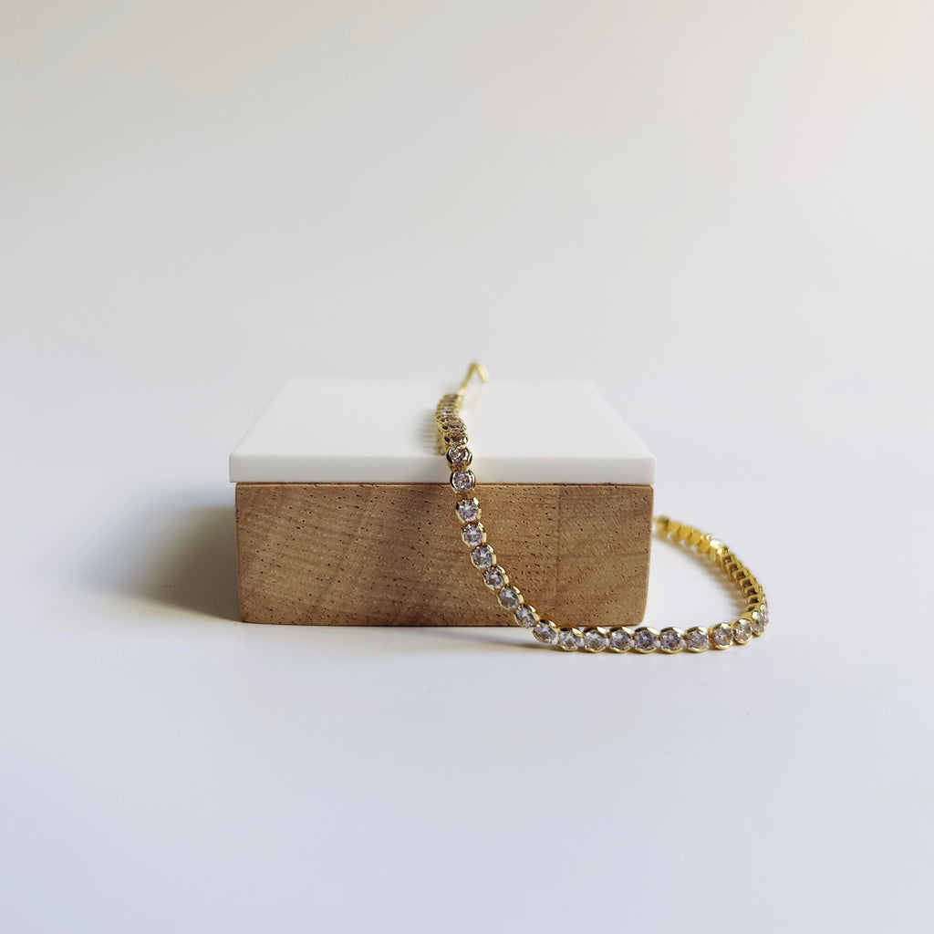 Modern Tennis Bracelet