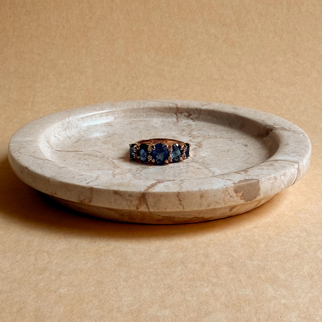 Vintage Blue Stacking Ring