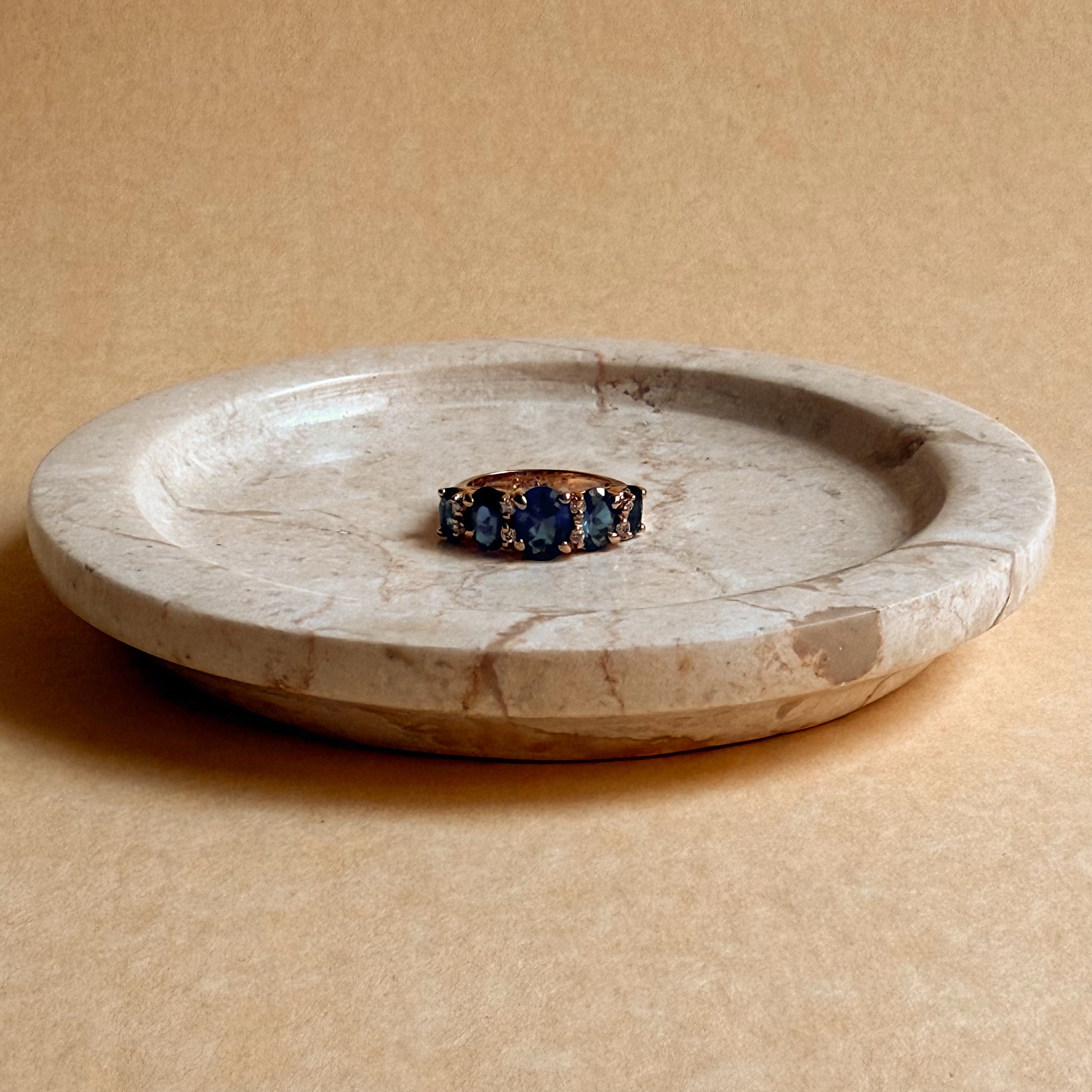 Vintage Blue Stacking Ring
