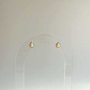 Opal Tear Drop Studs