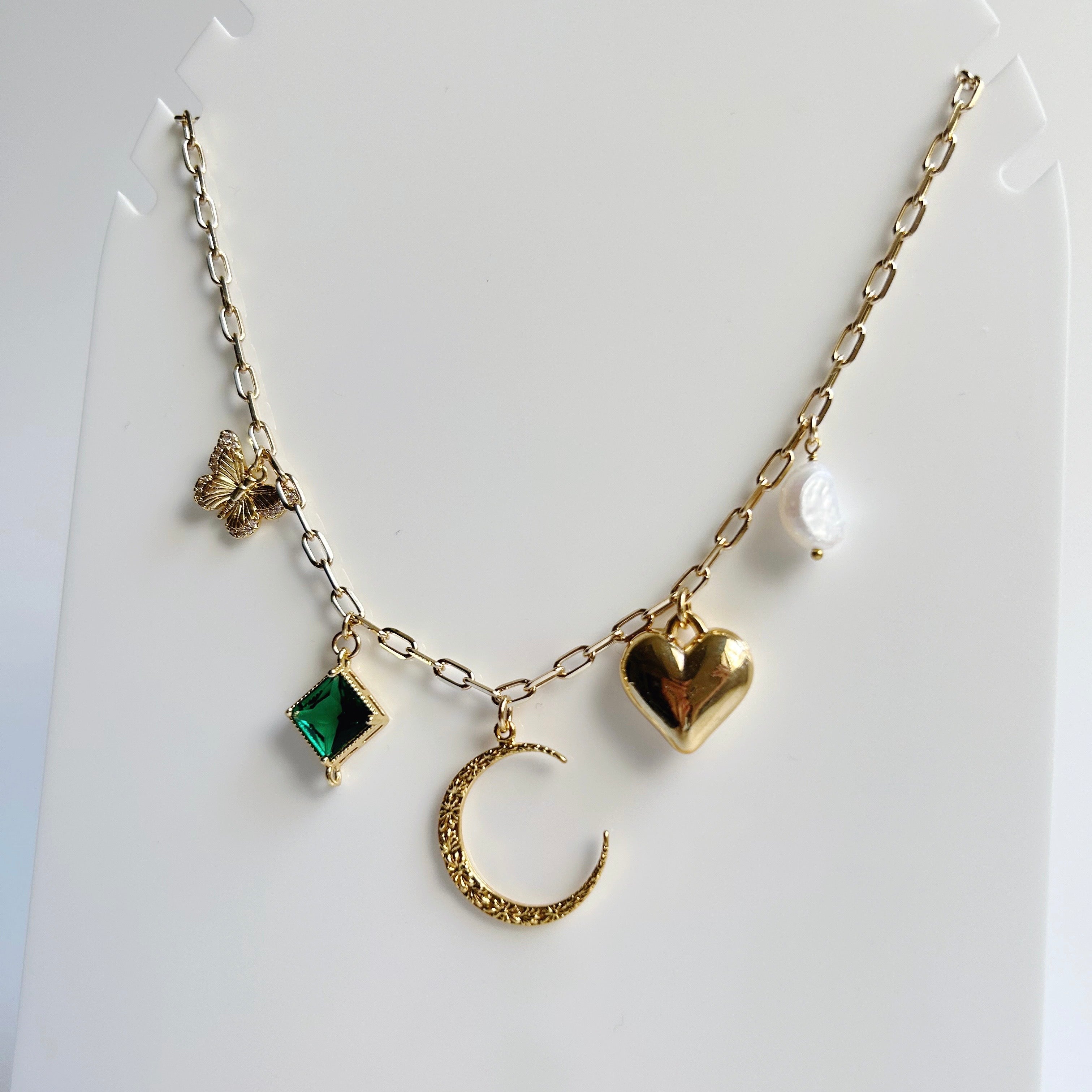 Moon Charm Necklace