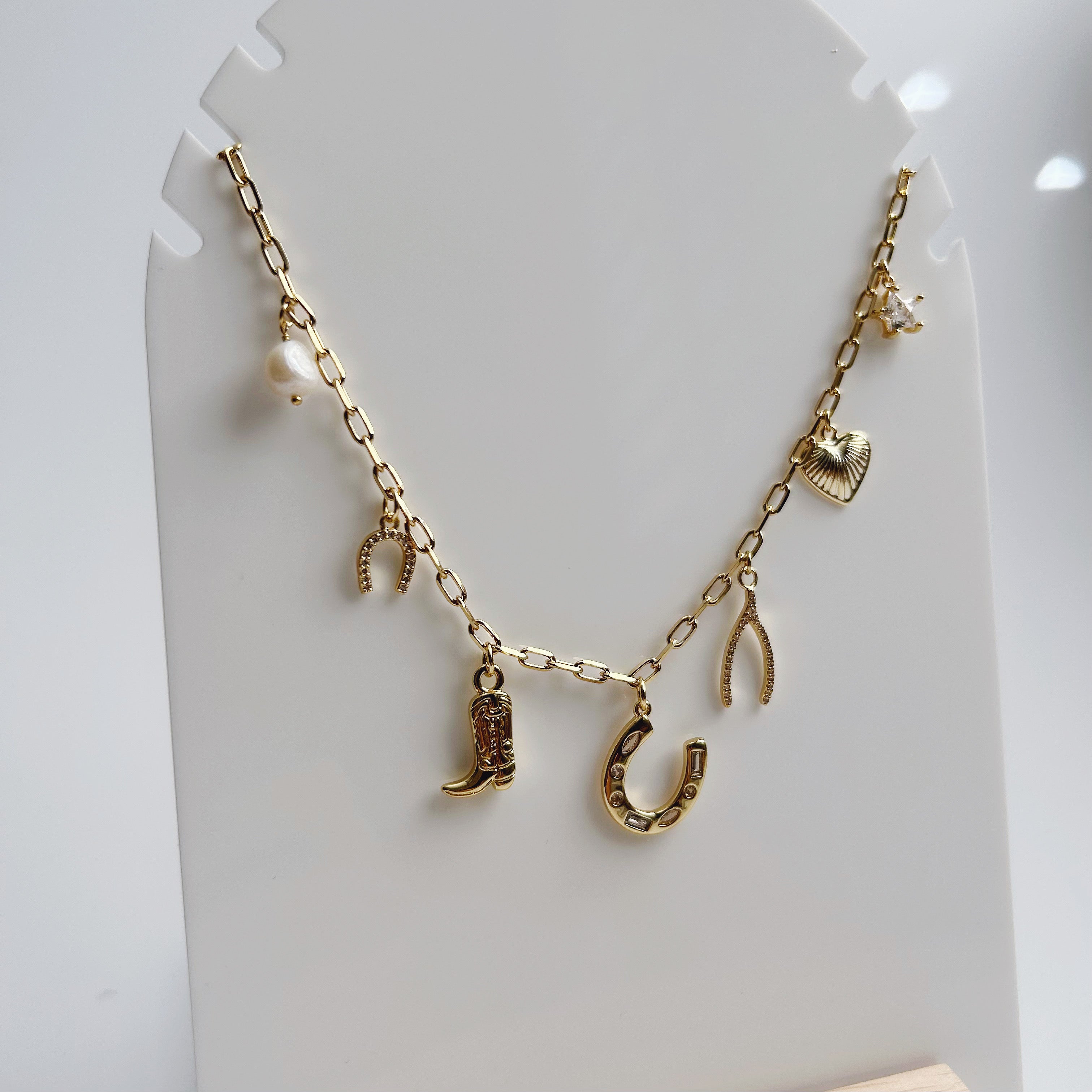 Horseshoe Charm Necklace 3