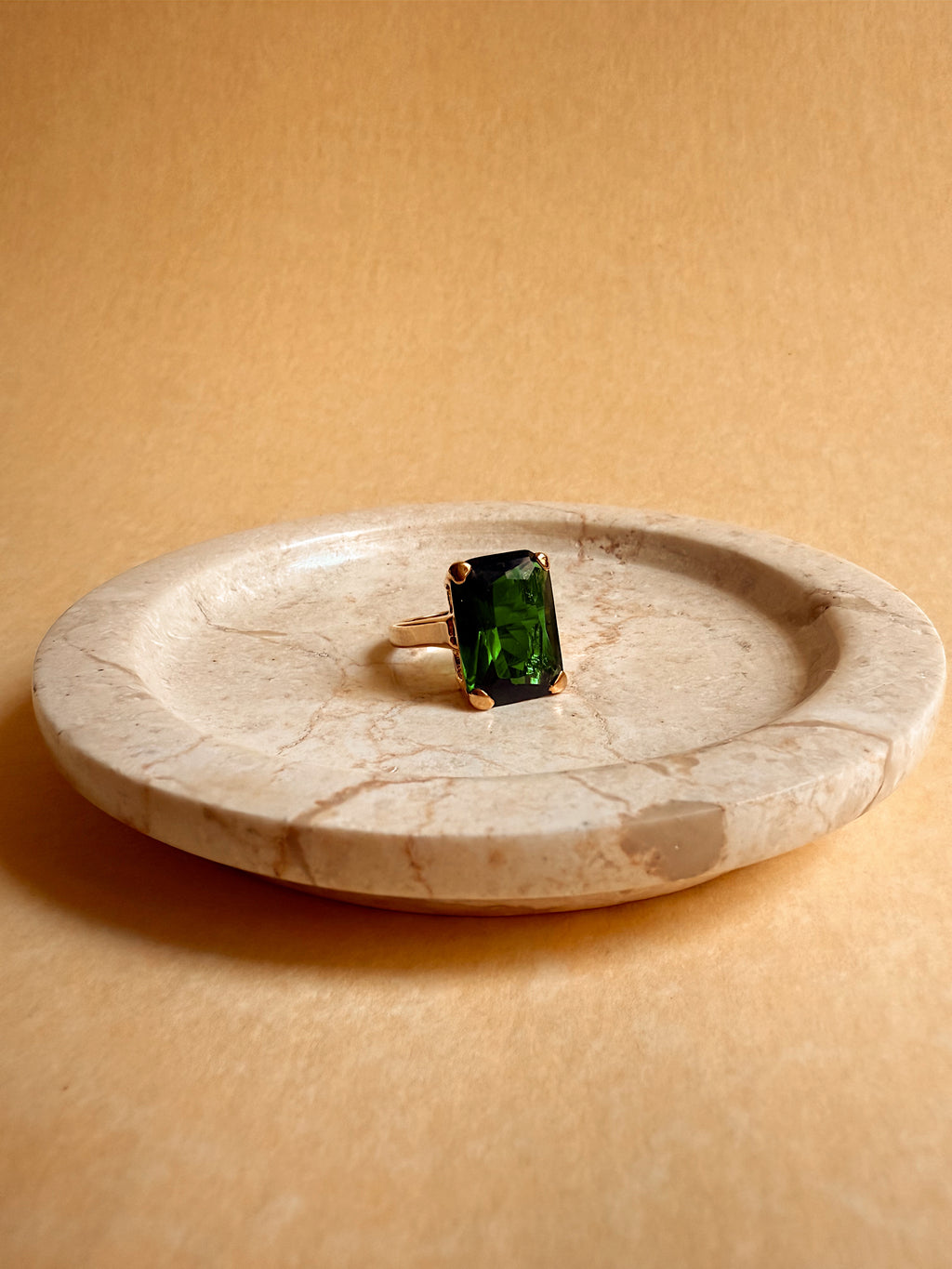 Vintage Emerald Cocktail Ring