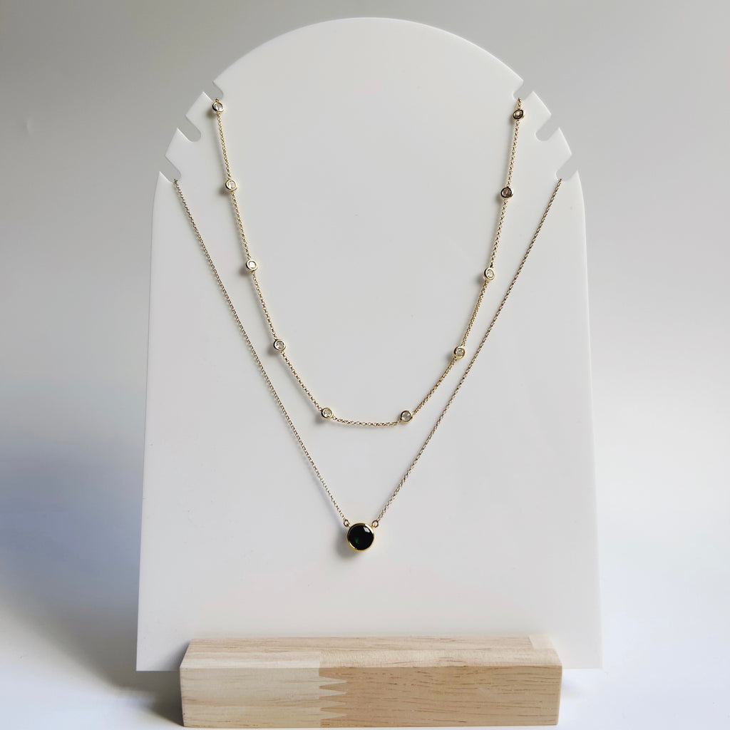 Brilliant Emerald Necklace