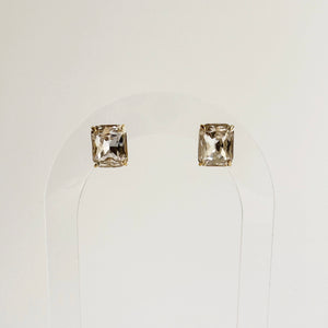 White Gem Studs