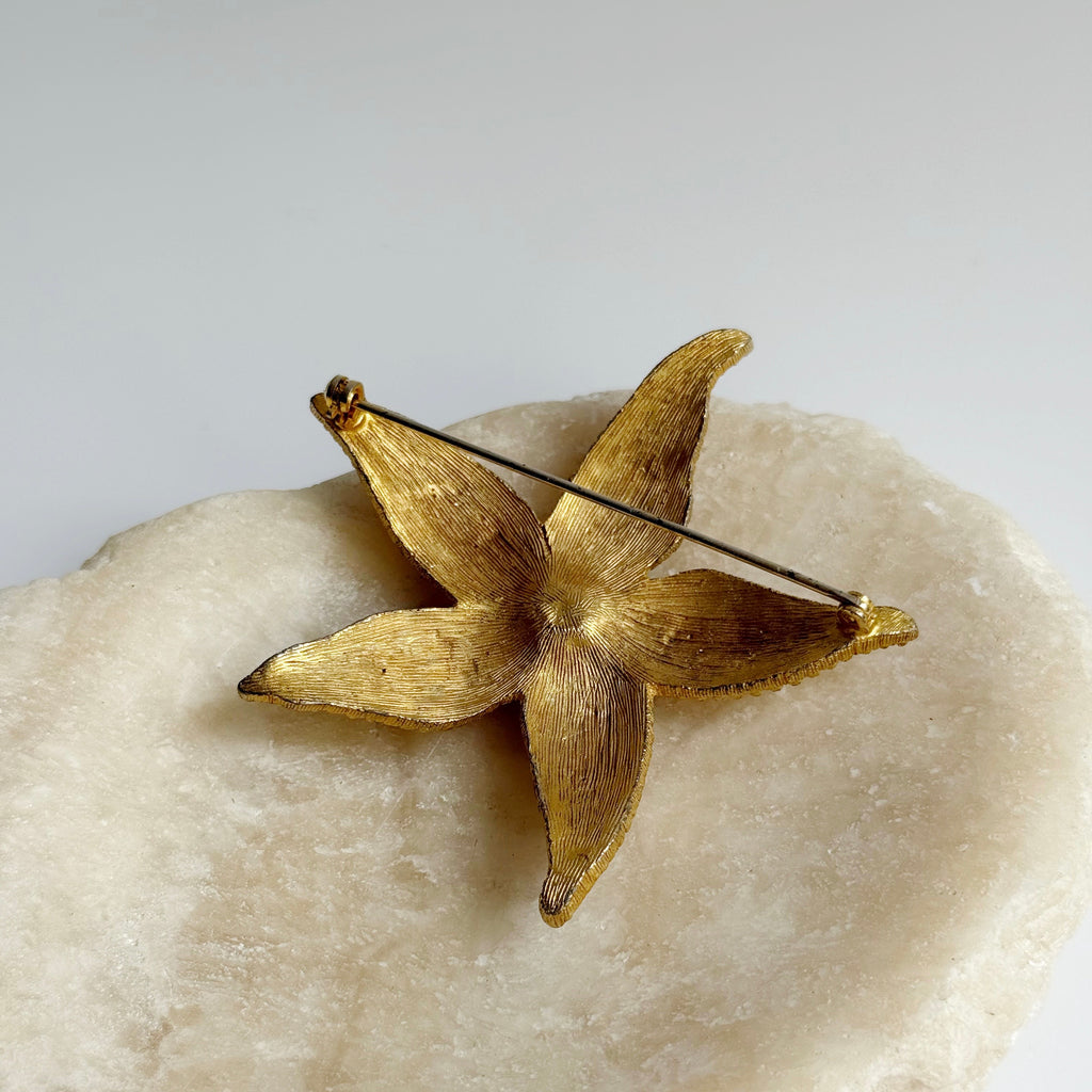 Vintage Starfish Brooch