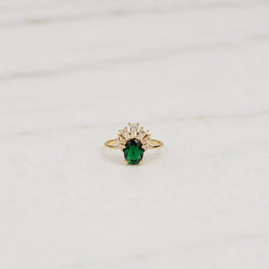 Stevie Emerald Ring