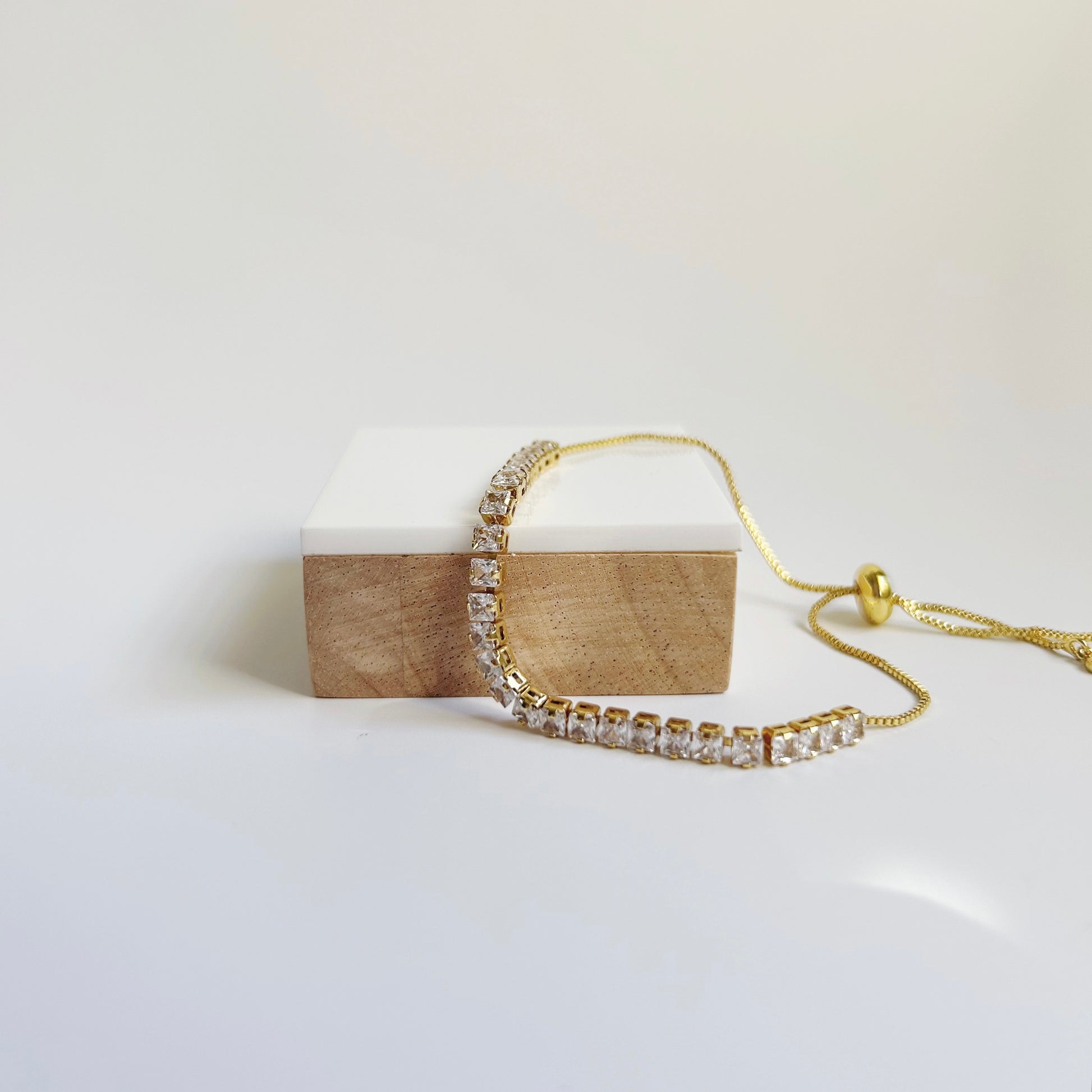 Medium Gold Tennis Bracelet