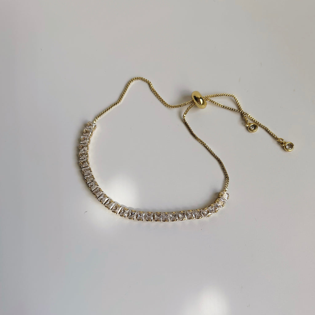 Medium Gold Tennis Bracelet