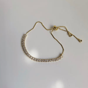 Medium Gold Tennis Bracelet
