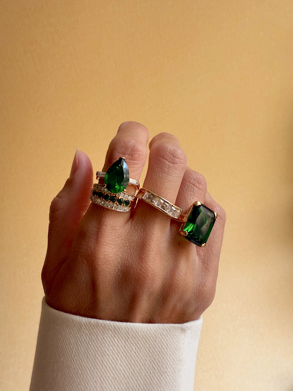 Vintage Baguette Stacking Ring