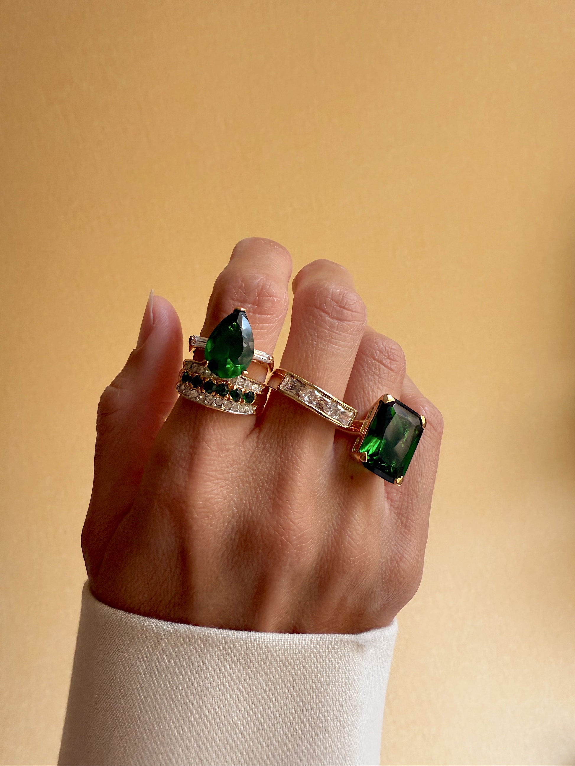 Vintage Baguette Stacking Ring