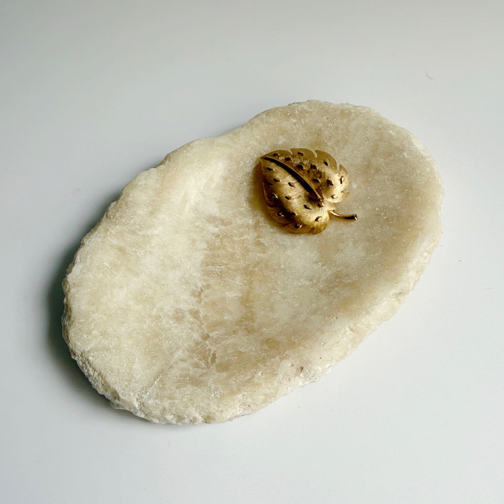 Vintage Trifari Leaf Brooch