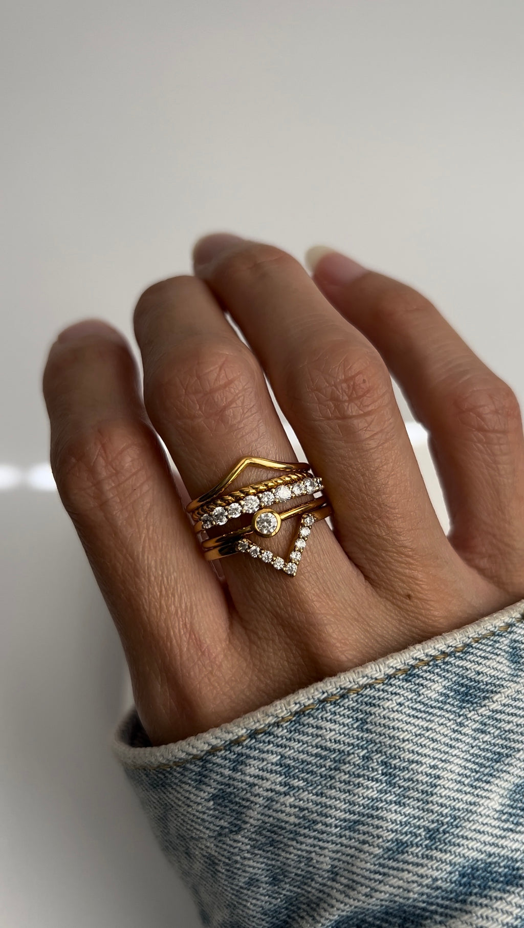 Flynn V Stacking Ring