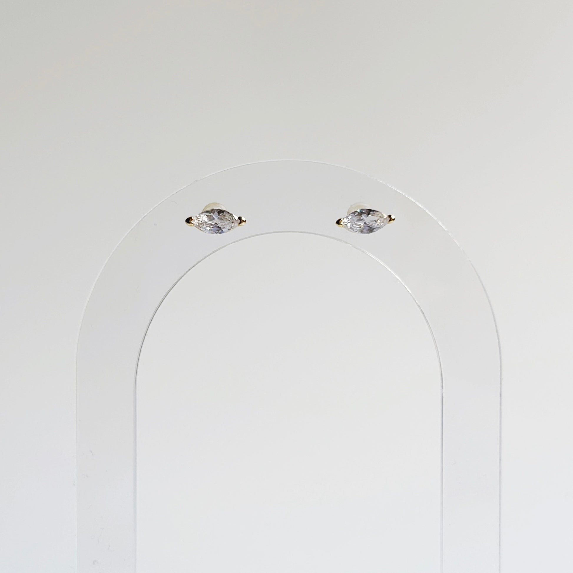 CZ Marquis Studs