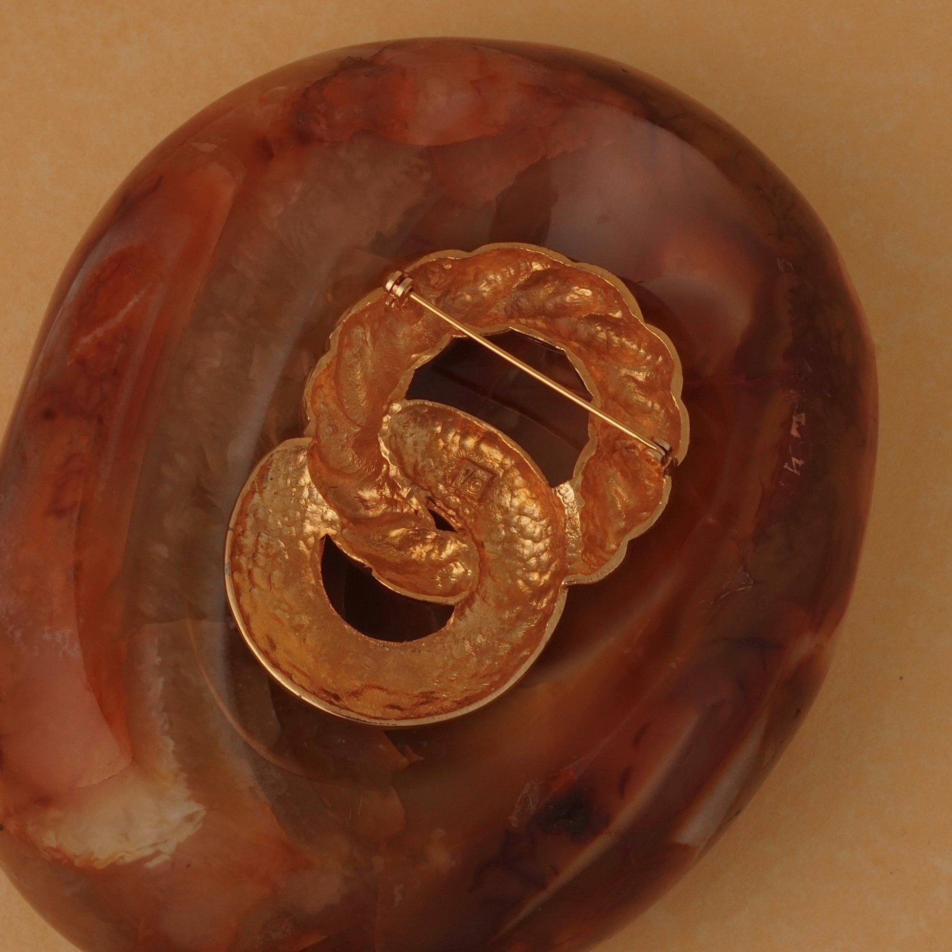 Vintage VO/ Les Bernard Rhinestone Brooch