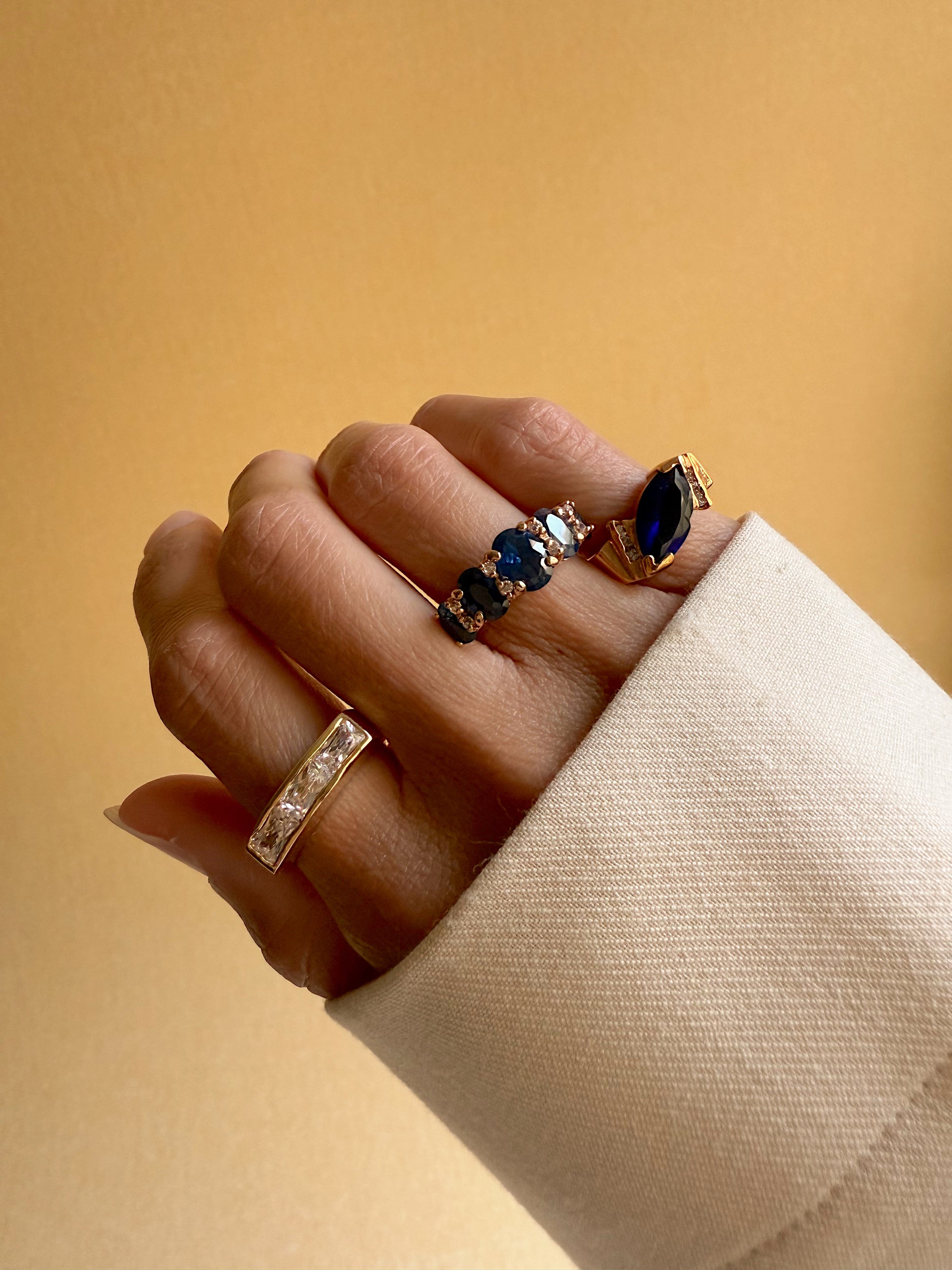 Vintage Baguette Stacking Ring