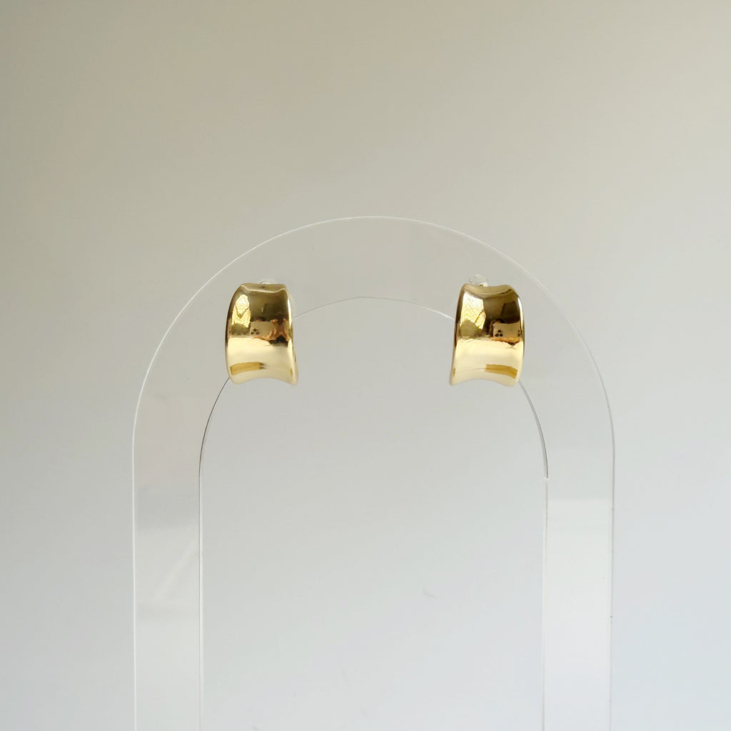 Classic Thick Gold Hoops