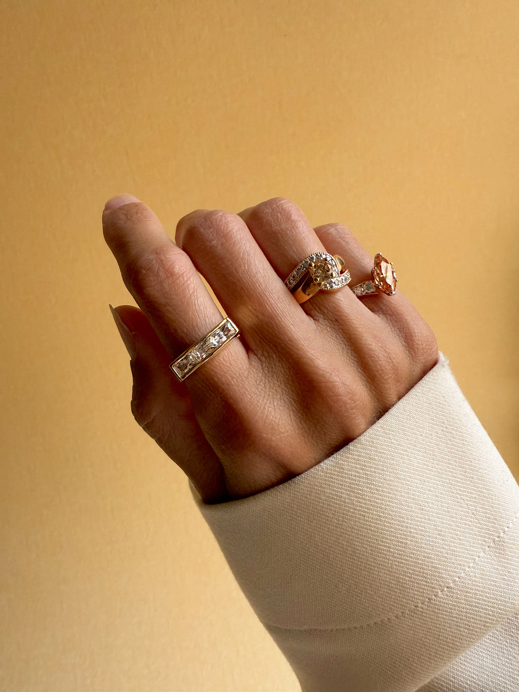 Vintage Baguette Stacking Ring
