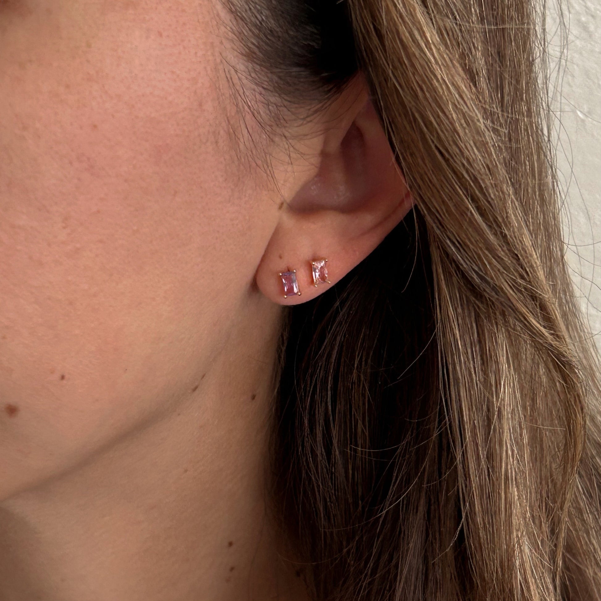 Birthstone studs