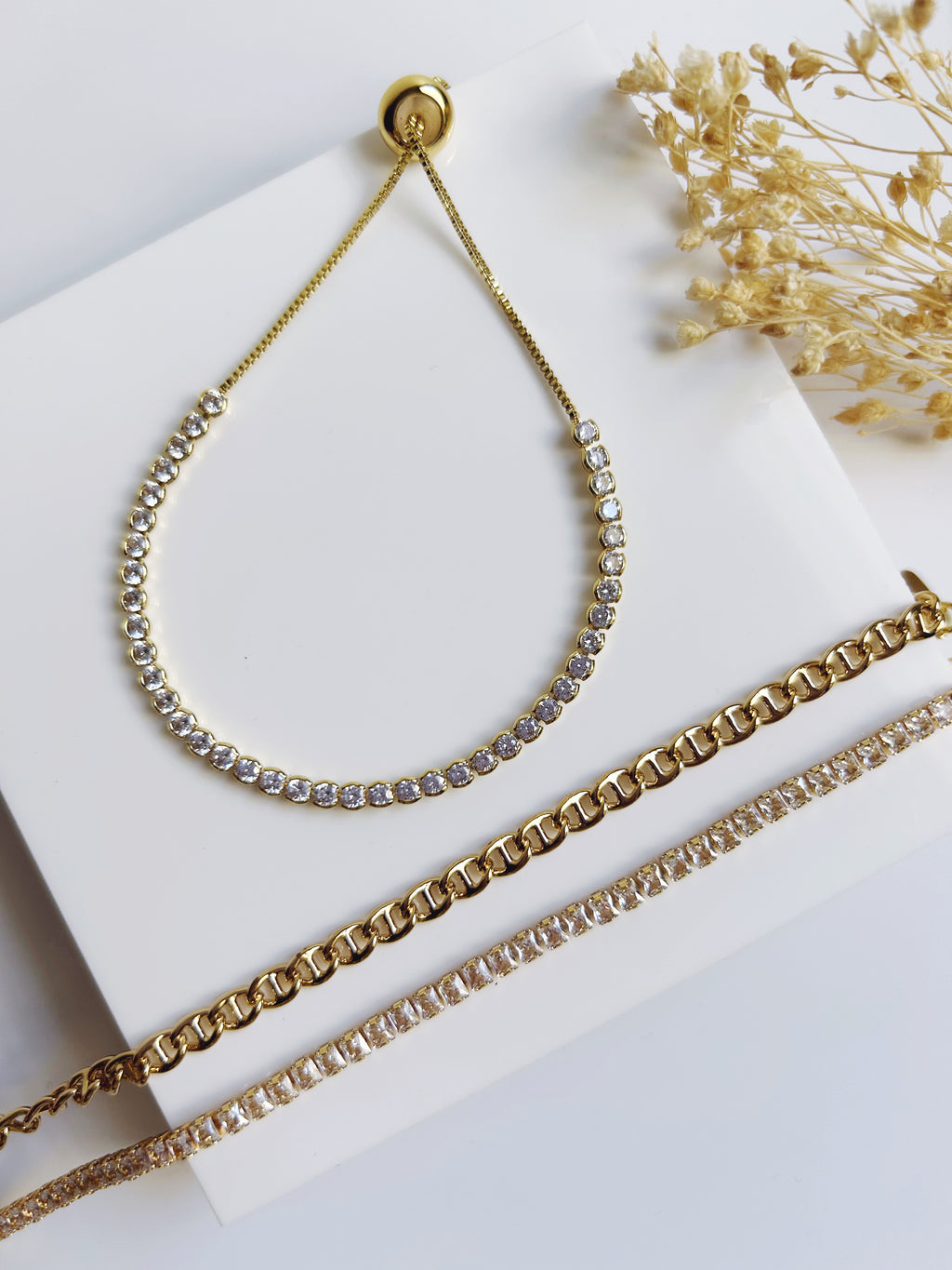 Modern Tennis Bracelet