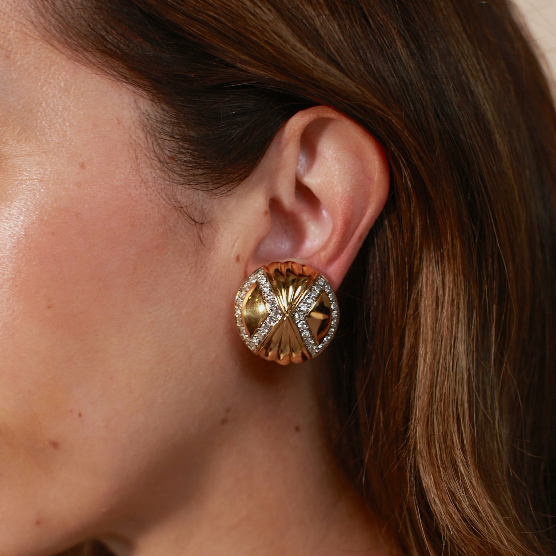 Vintage Nina Ricci Button Clip Ons