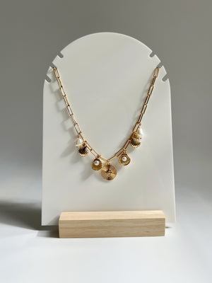 Pearl Charm Necklace