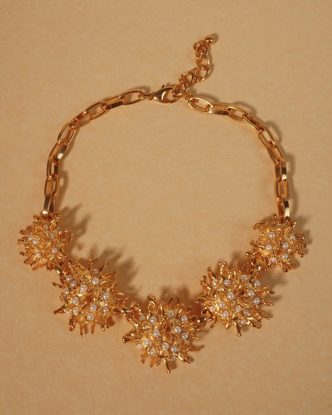 Vintage Kenneth Lane Modern Starburst Statement Necklace