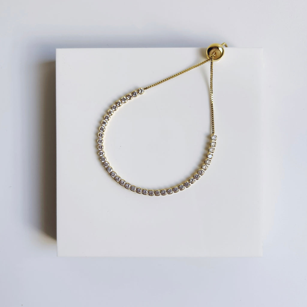 Modern Tennis Bracelet