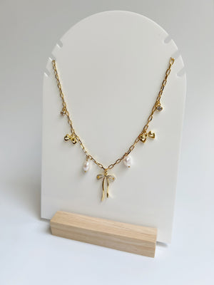 All the Bows Charm Necklace 2