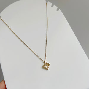 CZ Heart Necklace