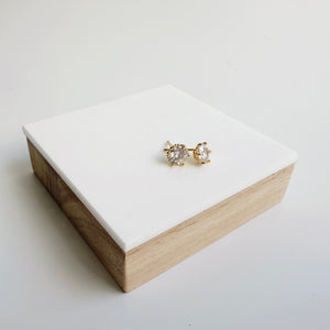 Round CZ Studs