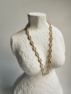 Oval link necklace
