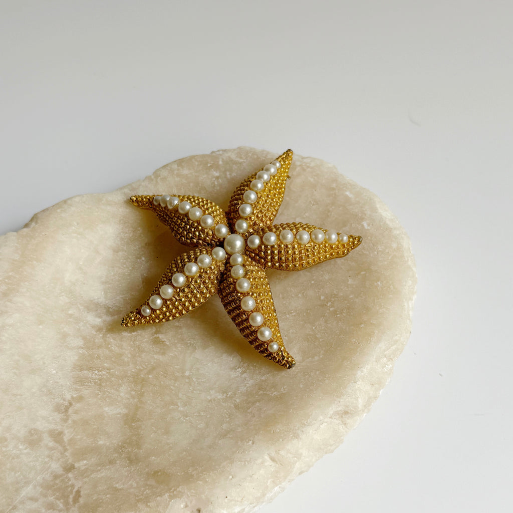 Vintage Starfish Brooch