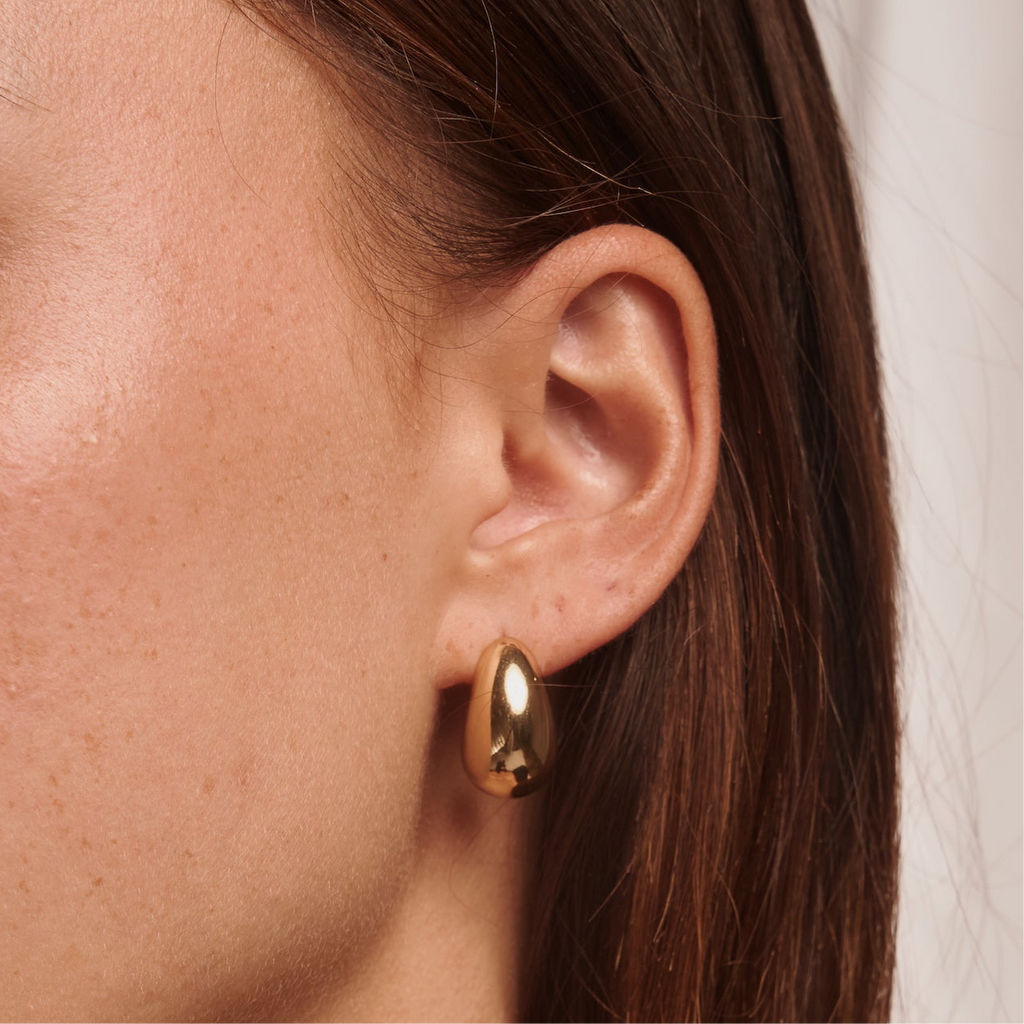 Teardrop Hoops