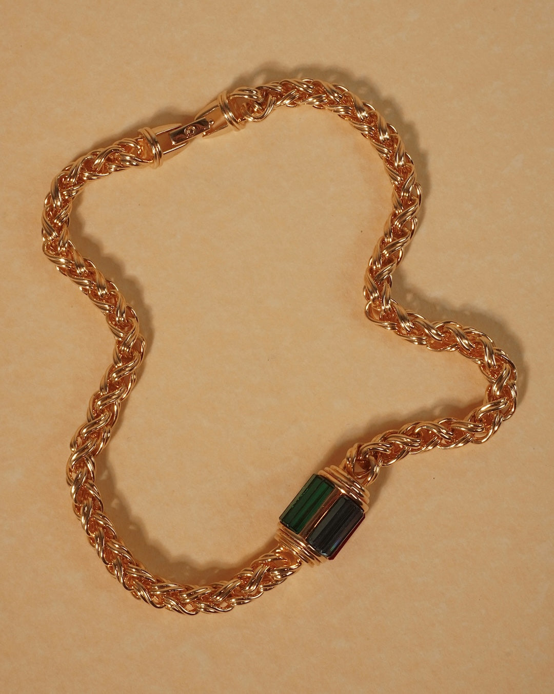 Vintage Swarovski Multicolored Rhinestone Statement Collar Necklace