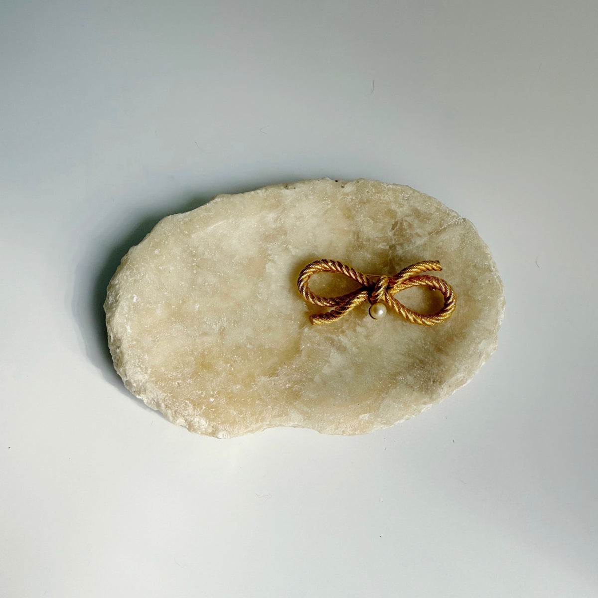 Vintage Rope Bow Brooch