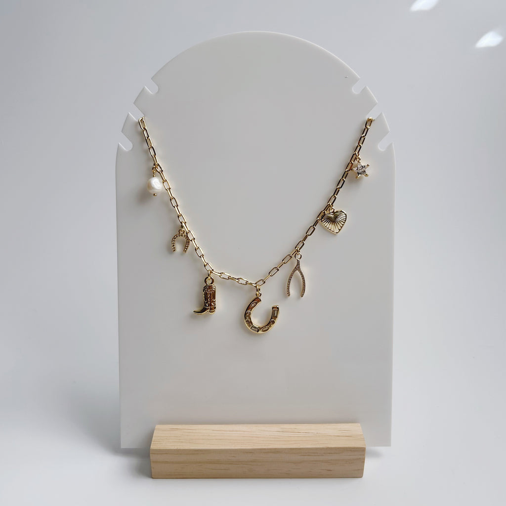 Horseshoe Charm Necklace 3