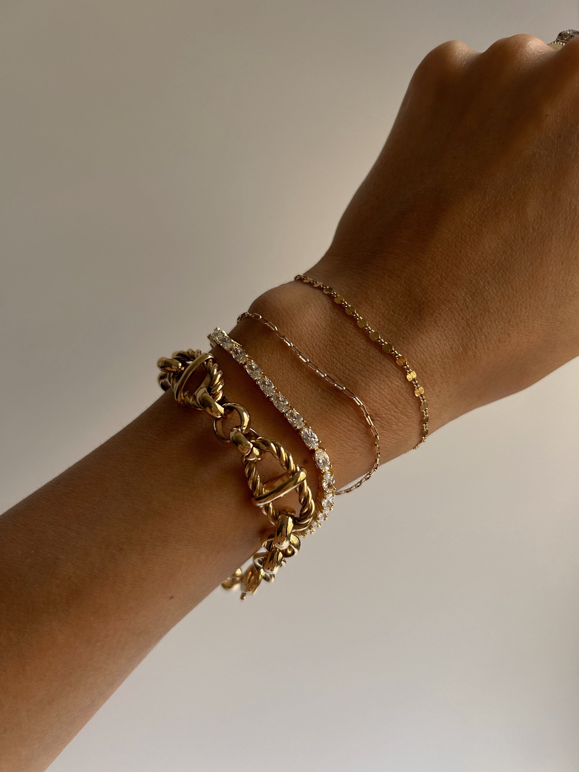 Oval Tennis Bracelet