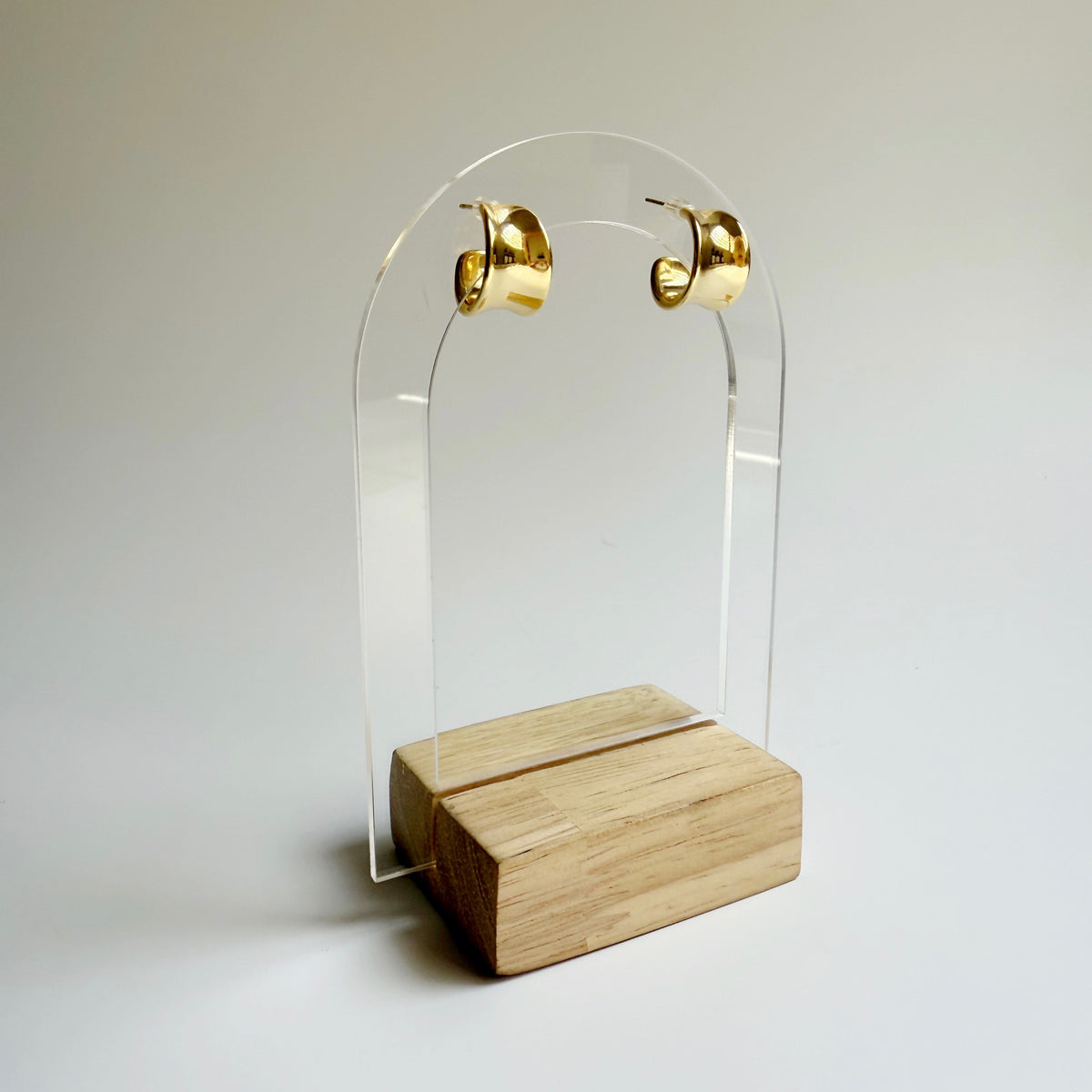 Classic Thick Gold Hoops