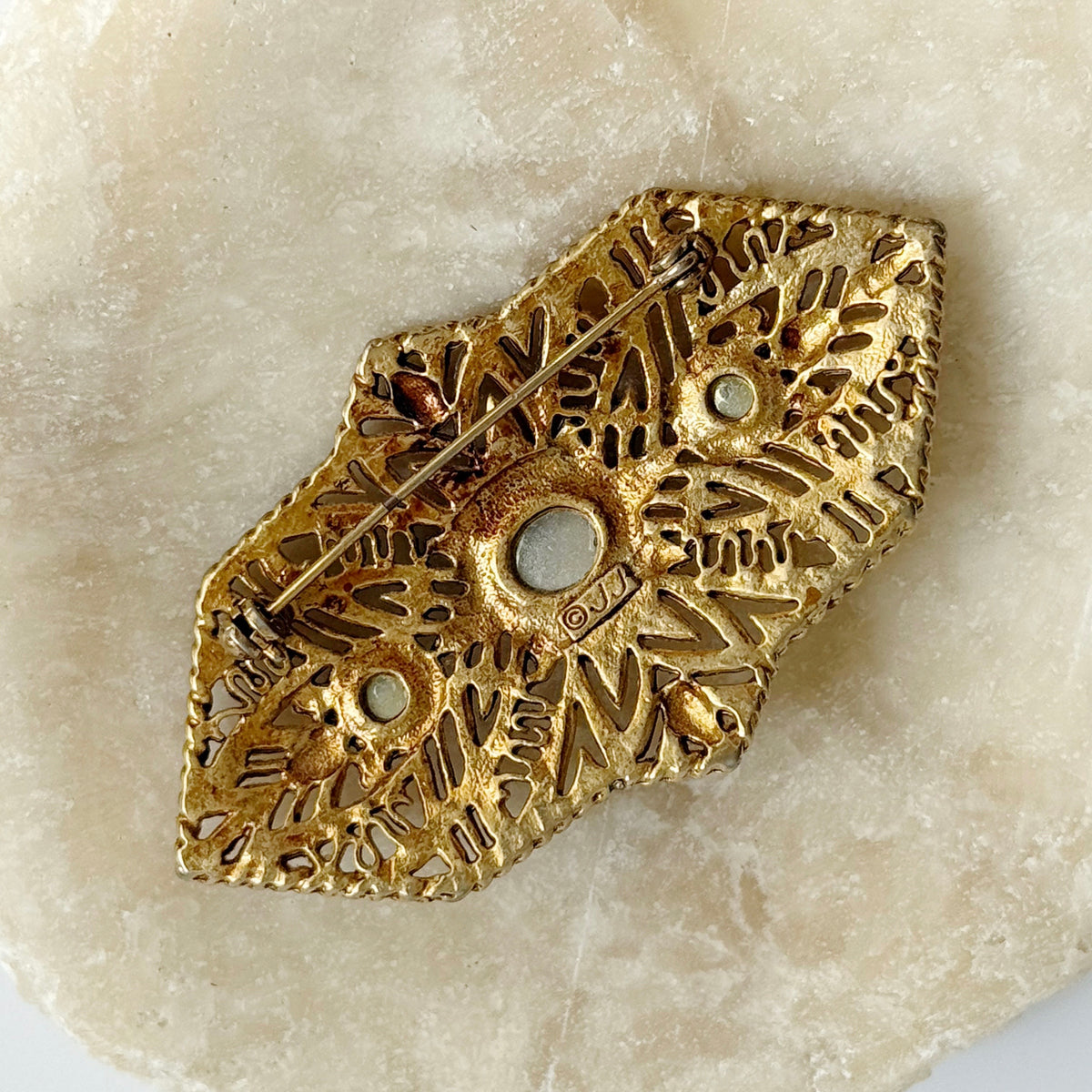 Vintage Filigree Brooch
