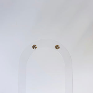 Bezel CZ Studs