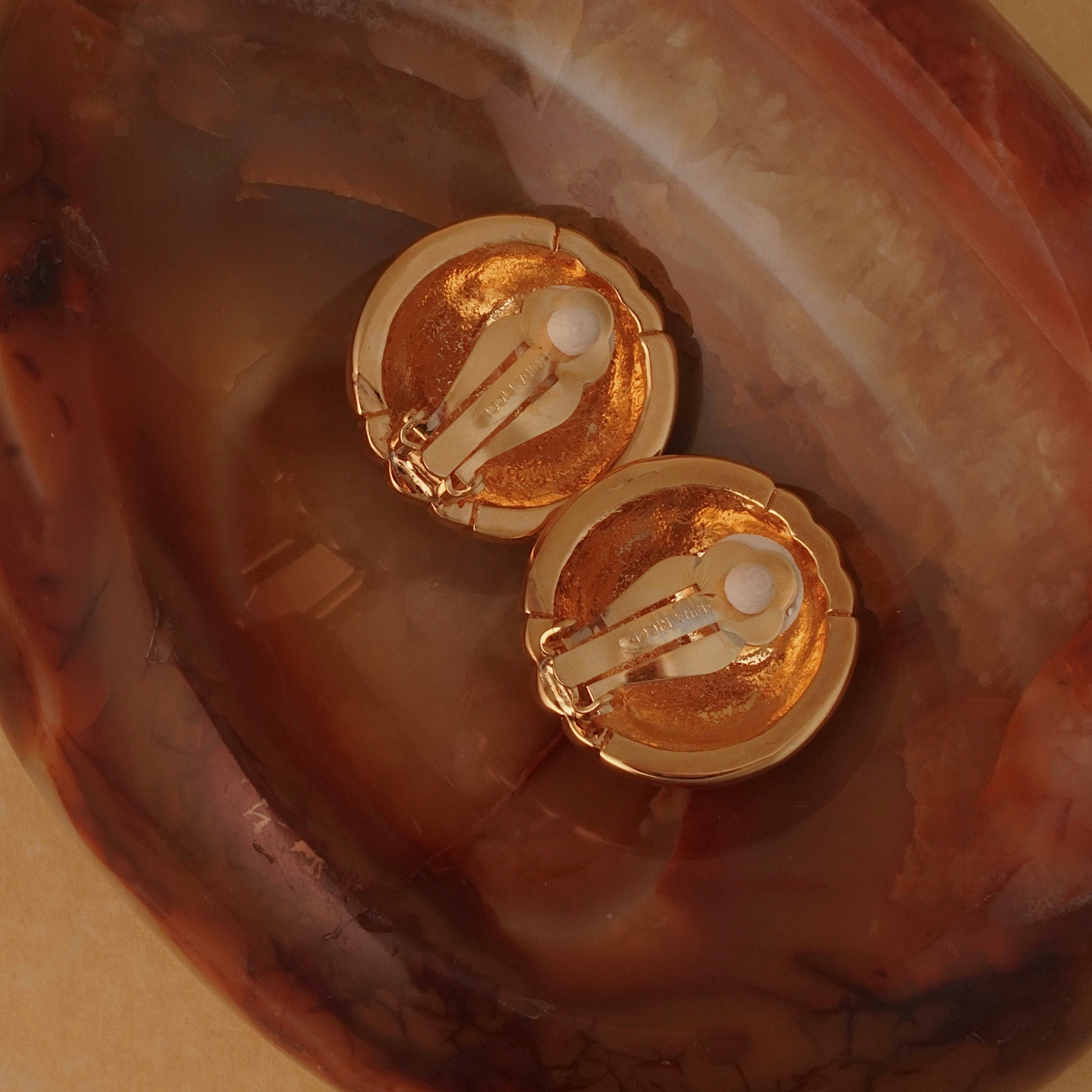 Vintage Nina Ricci Button Clip Ons