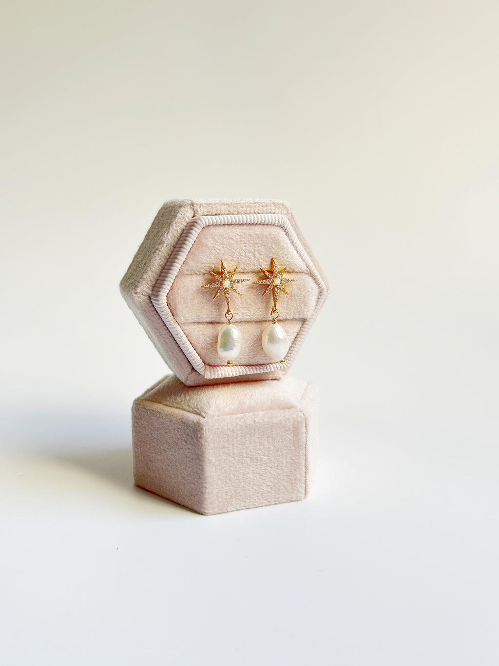 Starburst and pearl Earrings