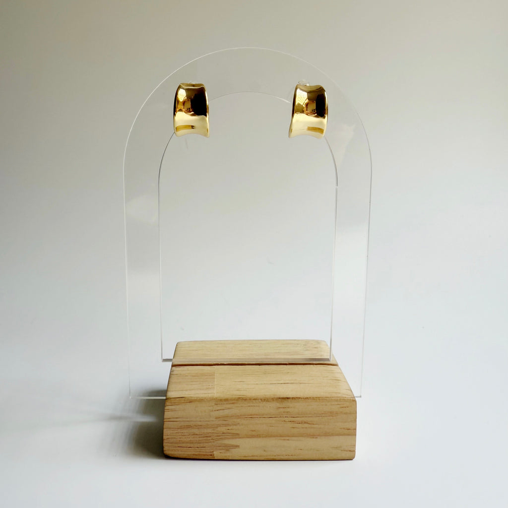Classic Thick Gold Hoops