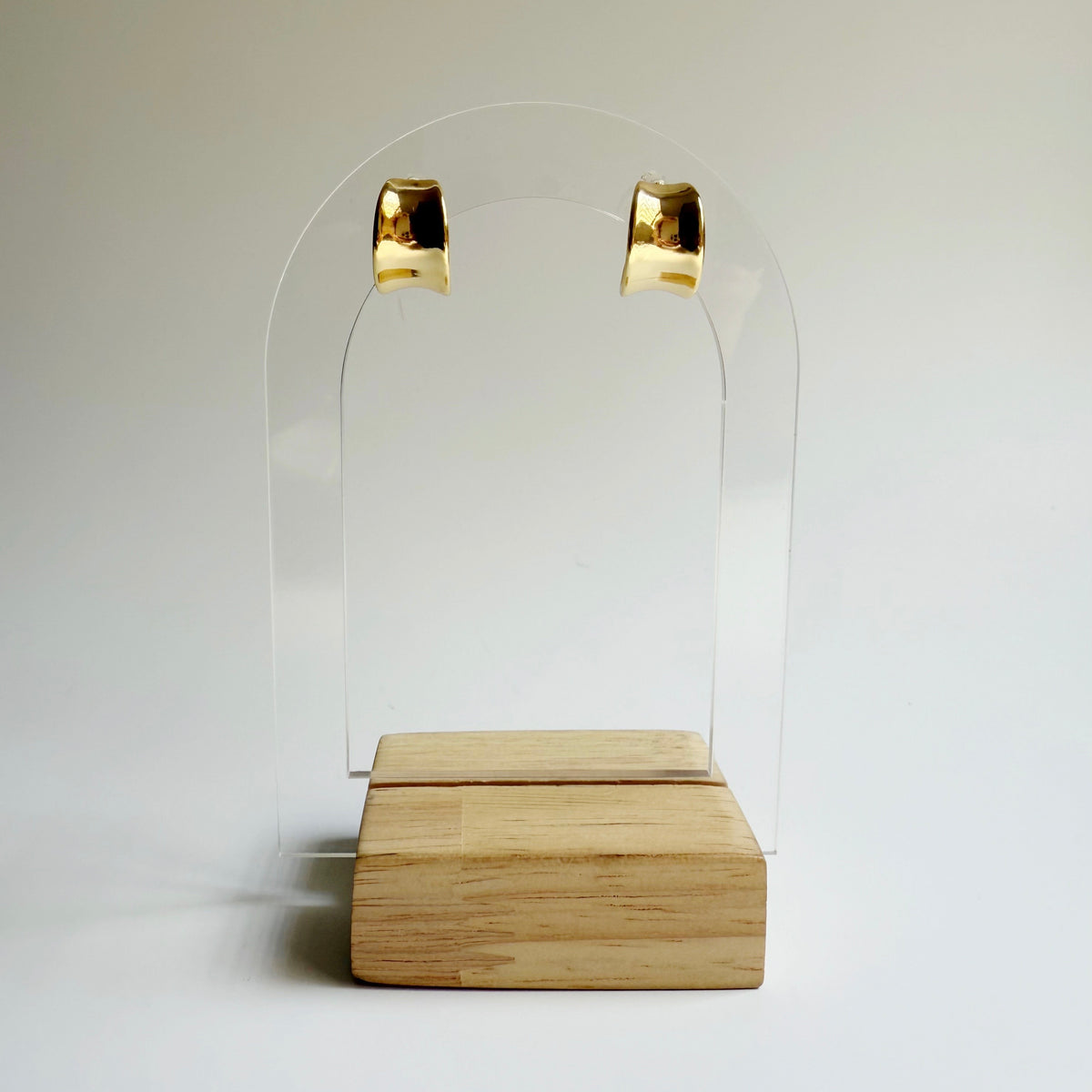 Classic Thick Gold Hoops