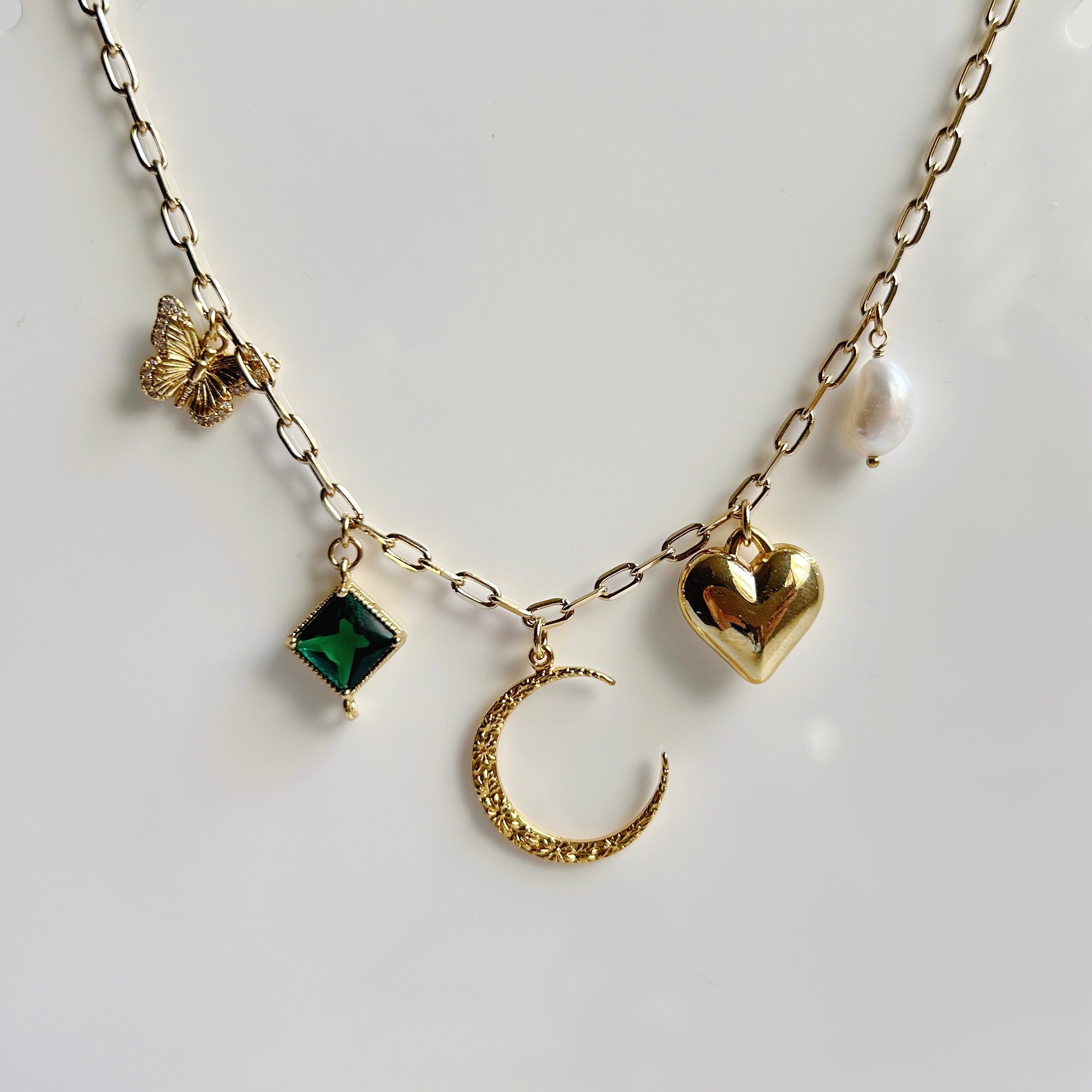 Moon Charm Necklace